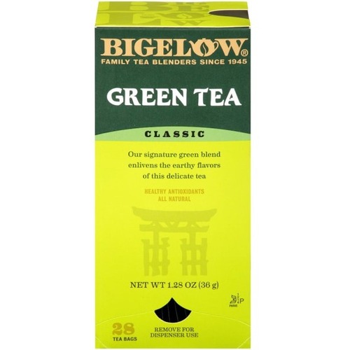 Single Flavor Tea, Green, 28 Bags/box