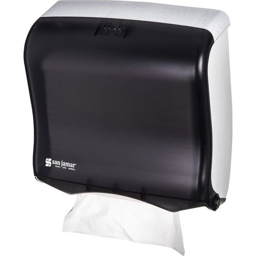 ULTRAFOLD FUSION C-FOLD AND MULTIFOLD TOWEL DISPENSER, 11.5 X 5.5 X 11.5, BLACK