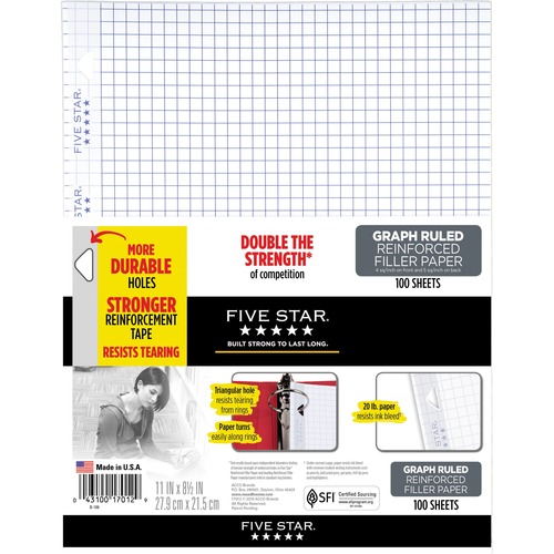 PAPER,GRAPHING,REINFORCED