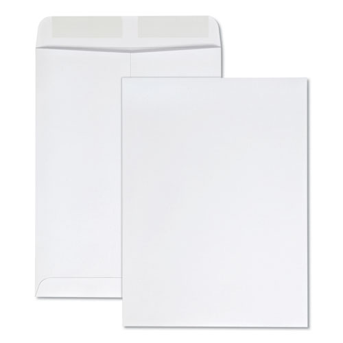 CATALOG ENVELOPE, #10 1/2, SQUARE FLAP, GUMMED CLOSURE, 9 X 12, WHITE, 100/BOX