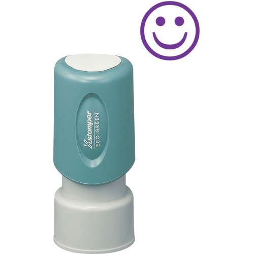 STAMP,ROUND,5/8",SMILE,PE