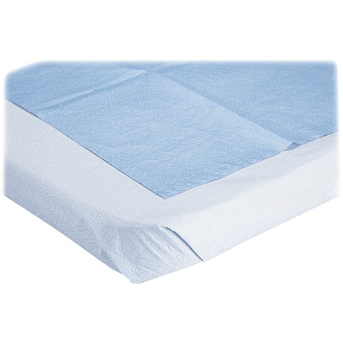 Medline  Stretcher Sheet, Disposable, 40"x72", 50/BX, Blue