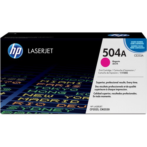 HP CE253A (HP 504A) Magenta OEM Toner Cartridge