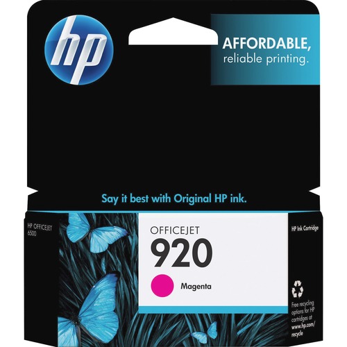 Hewlett-Packard  HP 920 Inkjet Cartridge, 300 Page Yield, Magenta