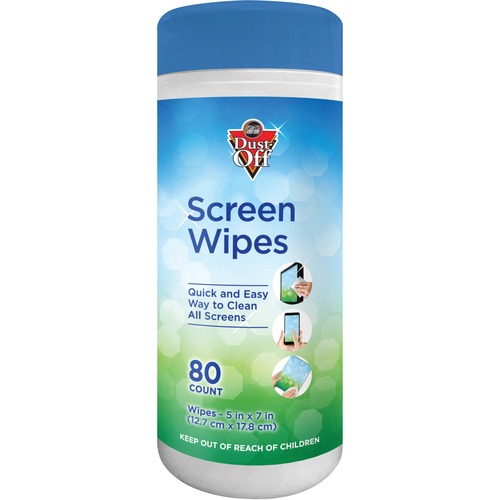 WIPES,ANTI-STAT,SCRN,80CT