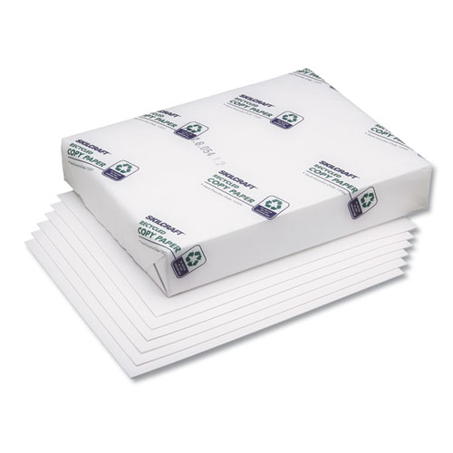 7530013649488 SKILCRAFT BOND PAPER, 92 BRIGHT, 20LB, 8.5 X 11, WHITE, 500 SHEETS/REAM, 10 REAMS/CARTON