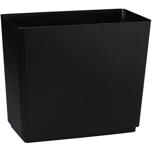 WASTEBASKET,RECT,26QTS,BK