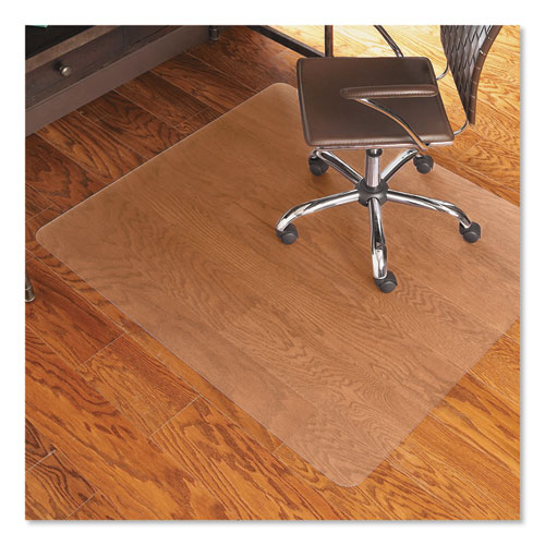 ECONOMY SERIES CHAIR MAT FOR HARD FLOORS, 46 X 60, CLEAR