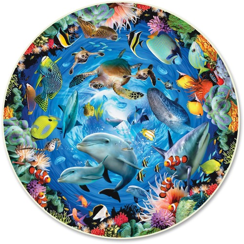 A Broader View  Puzzle, Ocean View, Round, 500 Pieces, MI