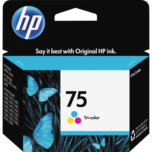 Hewlett-Packard  HP 75 Inkjet Cartridge, 170 Page Yield, Tri-Color
