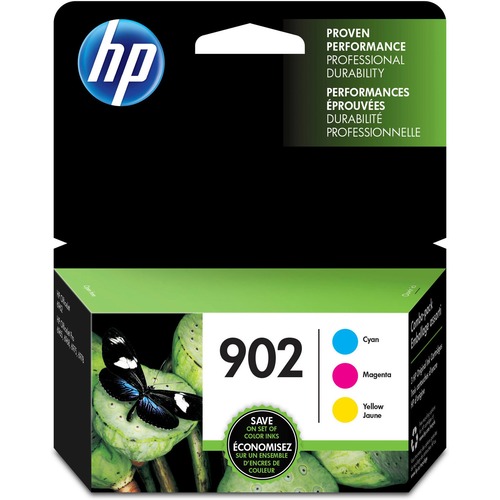 Hewlett-Packard  HP902 Ink Cartridge Combo Pack, Pg Yld 315, 3/PK, CY/MA/YW
