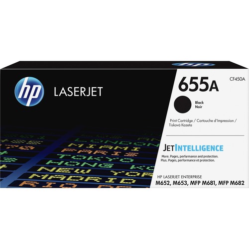 Hewlett-Packard  Toner Cartridge, HP 655A, Standard, 12,500 Pg Yield, BK