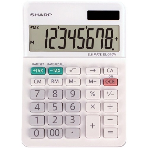 El-310wb Mini Desktop Calculator, 8-Digit Lcd
