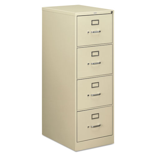 510 SERIES FOUR-DRAWER FULL-SUSPENSION FILE, LEGAL, 18.25W X 25D X 52H, PUTTY