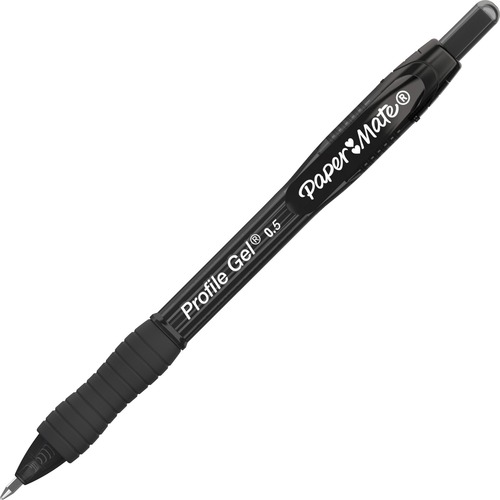 PEN,GEL,0.5MM,12/PK,BK