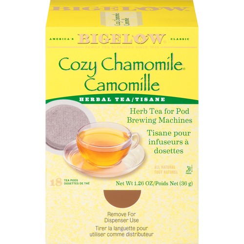 Cozy Chamomile Herbal Tea Pods, 1.90 Oz, 18/box