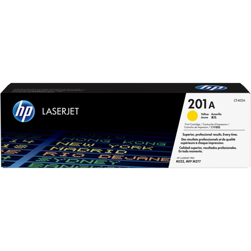 Hewlett-Packard  Toner Cartridge, HP 201A, 1400 Page Yield, Yellow