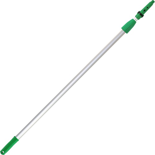 Unger  Telescopic Pole, 2 Section, Ergonomic Grip, 8', 10BX/CT, GN