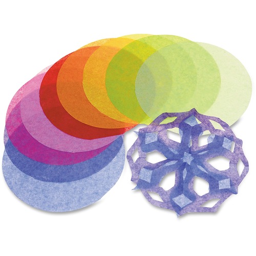 Roylco  Paper Tissue Circles, 480/PK, Assorted