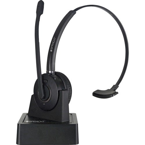 Zum Maestro Bluetooth Headset, Monaural, Over-The-Head, Black