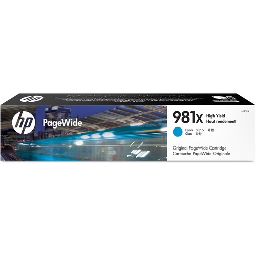HP L0R09A (HP 981X) Cyan OEM High Yield Pagewide Inkjet Cartridge