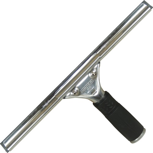 Pro Stainless Steel Window Squeegee, 12" Wide Blade