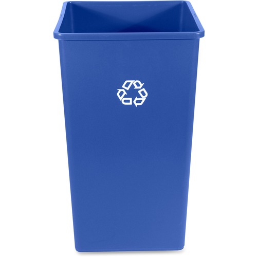 Rubbermaid Commercial Products  Recycling Container,Square,50Gal,19-1/2"x19-1/2"x34-1/3",BE