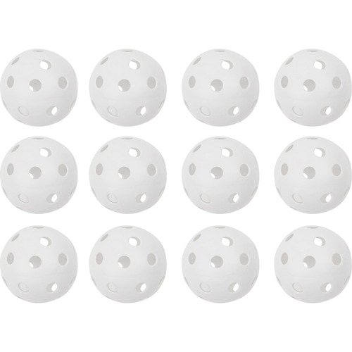 Plastic Softballs, 12", White, Dozen