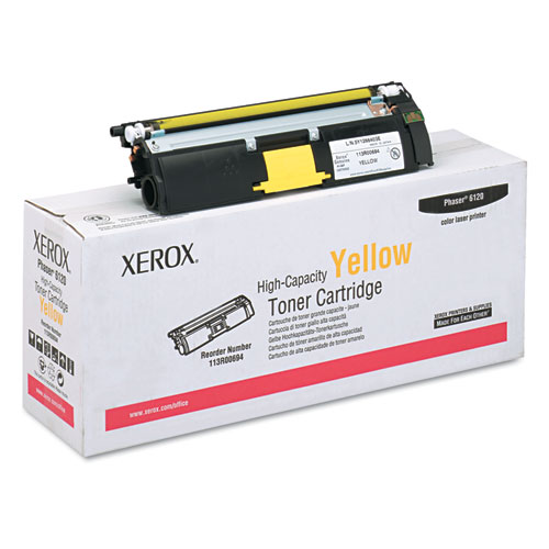 Xerox 113R00694 (113R694) Yellow OEM Toner Cartridge