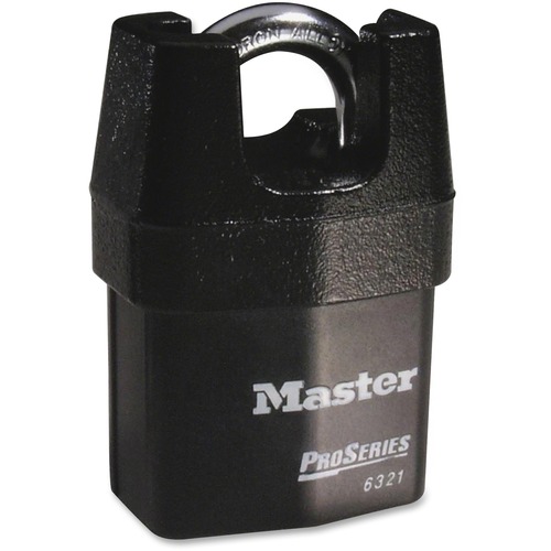 Master Lock Company  Rekeyable Padlock, Pro Series, High Security, 2.125"Wide, BK