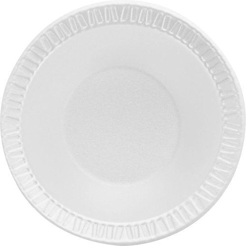 Non-Laminated Foam Dinnerware, Bowl, 6oz, White, 125/pack, 8 Packs/carton