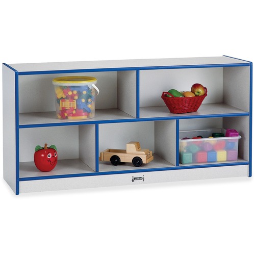 Jonti-Craft, Inc.  Mobile Storage Unit,Toddler,24-1/2"x48"x15",Blue
