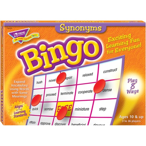 GAME,BINGO,SYNONYMS