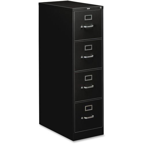 310 SERIES FOUR-DRAWER FULL-SUSPENSION FILE, LETTER, 15W X 26.5D X 52H, BLACK