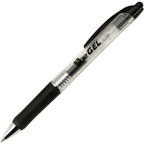 PEN,E-GEL,RETRACT,0.7MM,BK