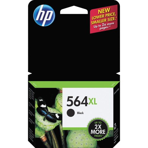 Hewlett-Packard  HP 564XL Inkjet Cartridge, 550 Page Yield, Black