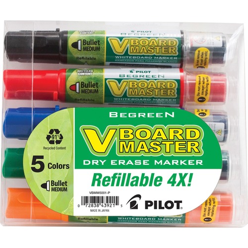 MARKER,WHTBRD,AST,BG,BT,5PK