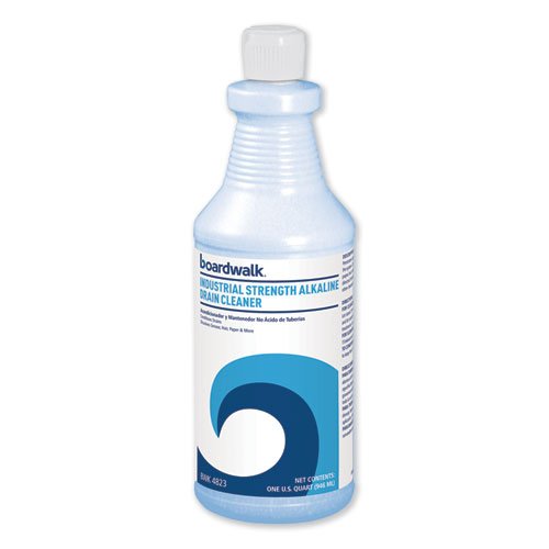 INDUSTRIAL STRENGTH ALKALINE DRAIN CLEANER, 32 OZ BOTTLE
