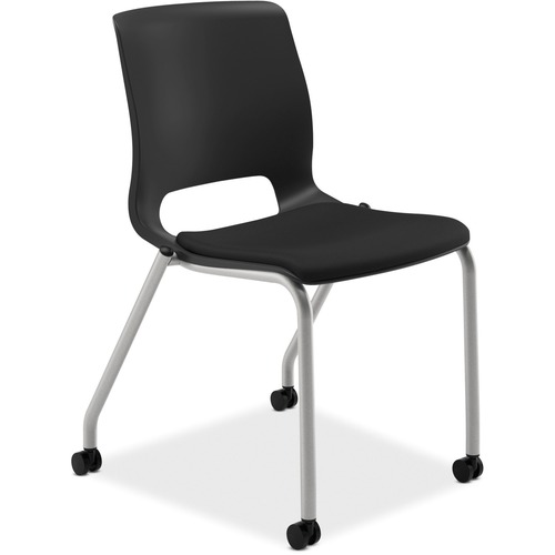 CHAIR, 4-LEG STACK,BK