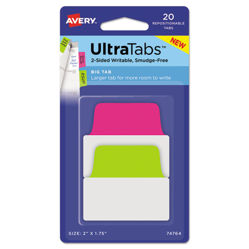 TAB,POLY,NEON,20/PK,AST