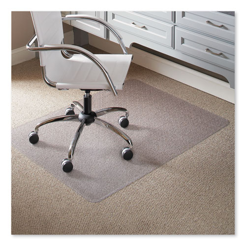 TASK SERIES ANCHORBAR CHAIR MAT FOR CARPET UP TO 0.25", 46 X 60, CLEAR
