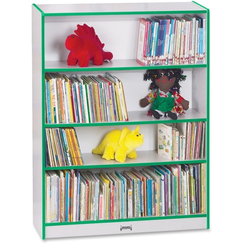 Jonti-Craft, Inc.  Bookcase, Standard, 48"x36.5"x11.5", Green