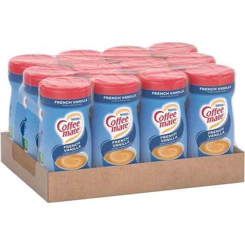 Non-Dairy Powdered Creamer, French Vanilla, 15 Oz Canister, 12/carton