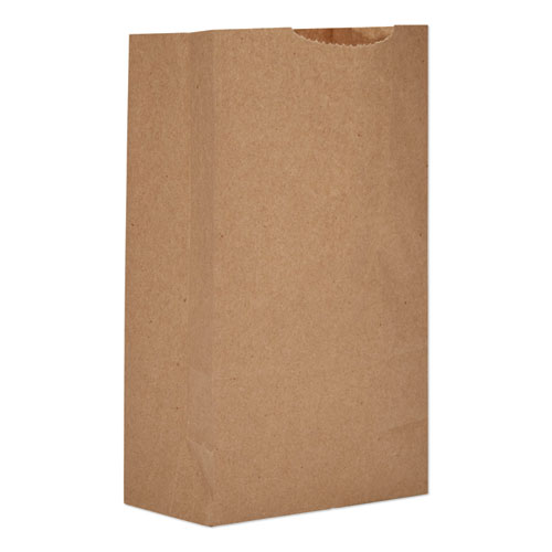 GROCERY PAPER BAGS, 30 LBS CAPACITY, #3, 4.75"W X 2.94"D X 8.56"H, KRAFT, 500 BAGS