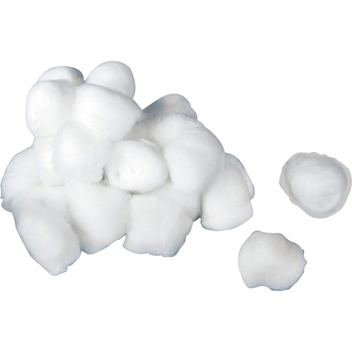 Medline  Cotton Balls, Nonsterile, Large, 1000/BX, White