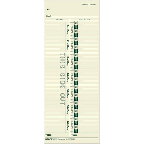 FORM,TIME,CARD,WK,3.5X9