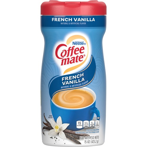 French Vanilla Creamer Powder, 15oz Plastic Bottle