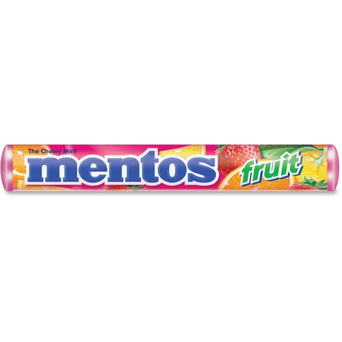 Chewy Mints, 1.32 Oz, Mixed Fruit, 15 Rolls/box