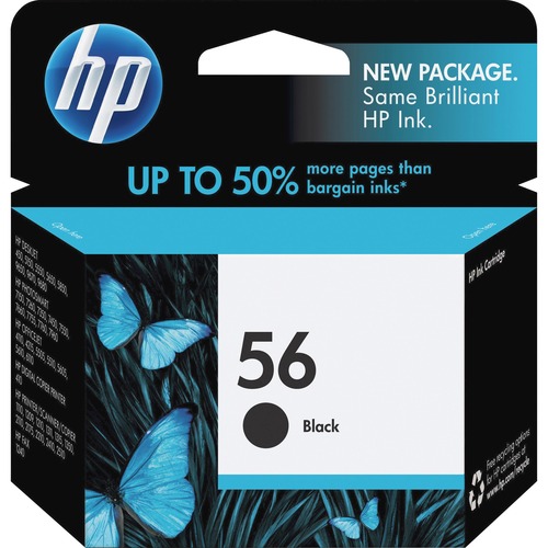 Hewlett-Packard  HP 56 Deskjet Ink Cartridge, 520 Page Yield, Black