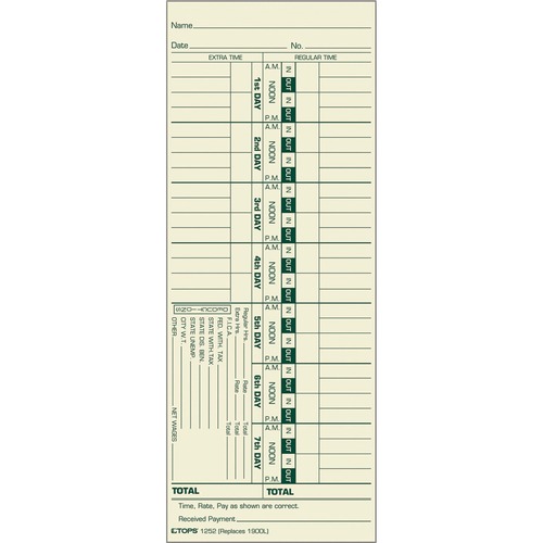 FORM,TIME,CARD,WK,3-3/8X8.2